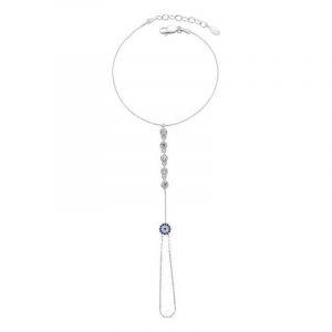 Gümüş Nazarlı Su Yolu Şahmeran Bileklik