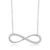 Gümüş Sonsuzluk Bayan Kolye